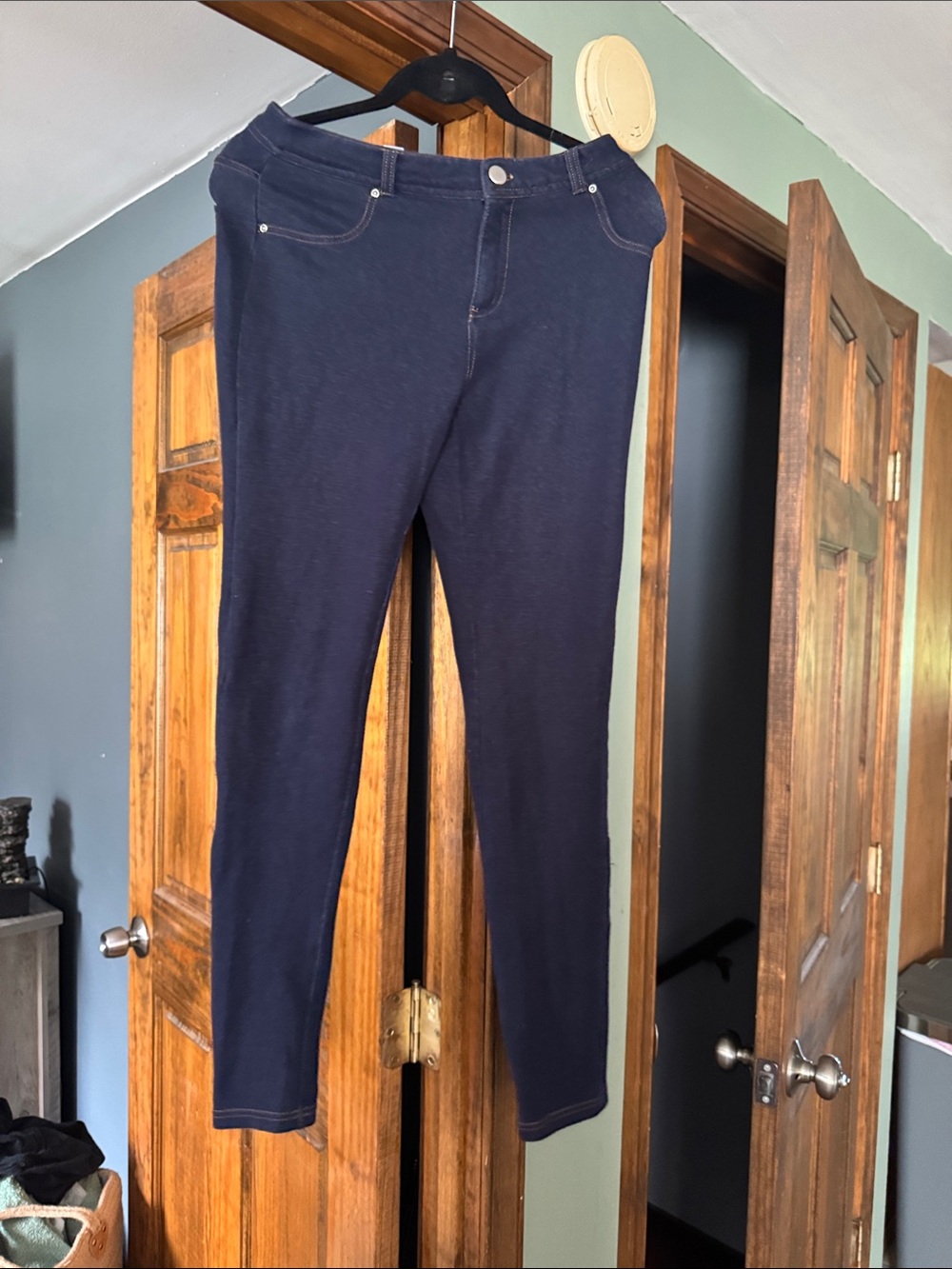 Just Be Women’s Denim Look stretch Pants